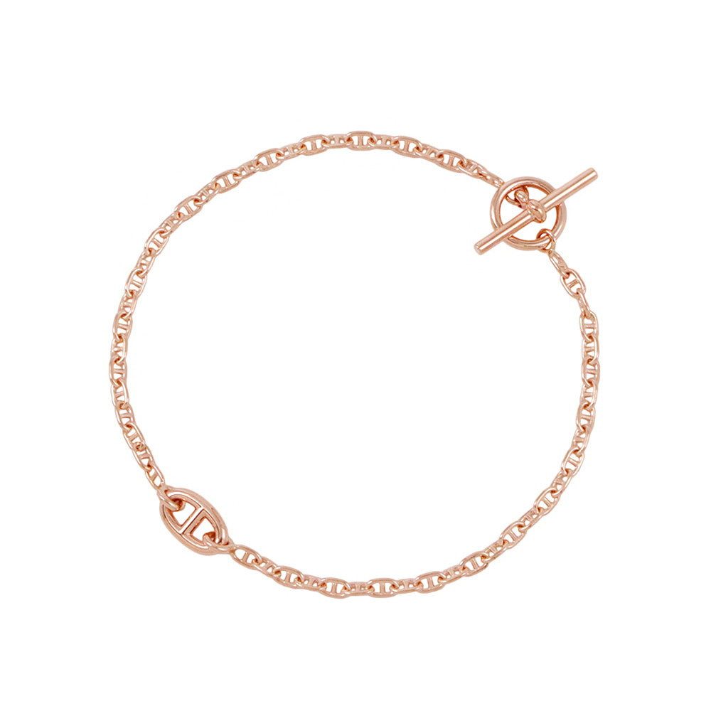 HERMES Farandole Bracelet Size ST 18K Pink Gold