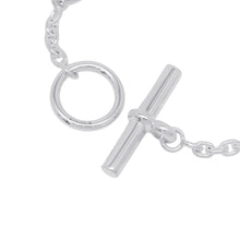 将图像加载到图库查看器中，HERMES Chaine d'Ancre Farandole Bracelet Size ST SV925

