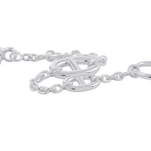 Load image into Gallery viewer, HERMES Chaine d'Ancre Farandole Bracelet Size XSH104567B 00XS SV925
