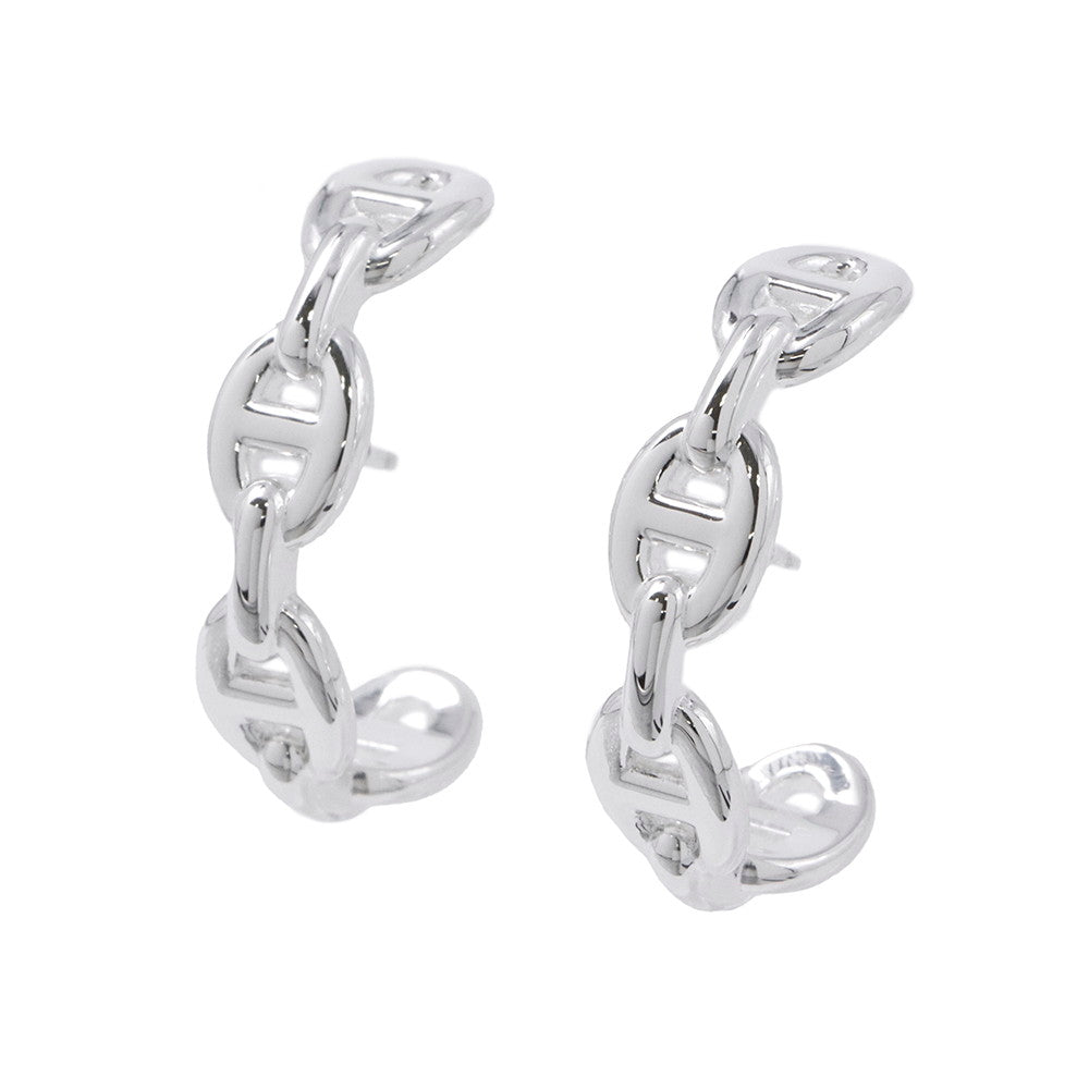 HERMES Chaine d'Ancre Earrings SV925