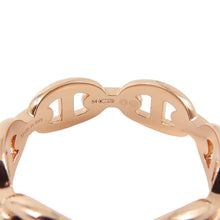 将图像加载到图库查看器中，HERMES Chaine d&#39;Ancre Anchene Ring Size PM/54 18K Pink Gold
