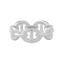 将图像加载到图库查看器中，HERMES Chaine d&#39;Ancre Anchene Ring Size PM/51/#11 SV925
