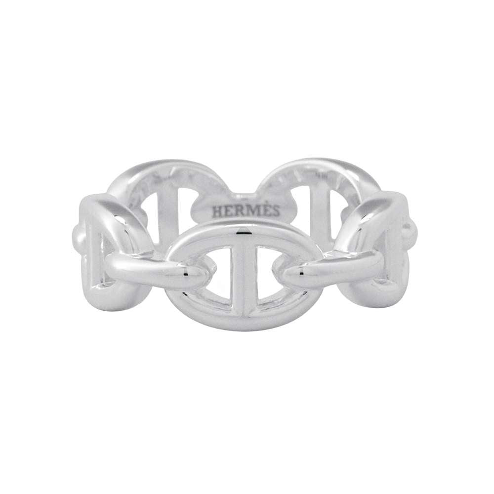 HERMES Chaine d'Ancre Anchene Ring Size PM/51/#11 SV925