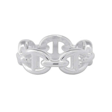 将图像加载到图库查看器中，HERMES Chaine d&#39;Ancre Anchene Ring Size PM/51/#11 SV925

