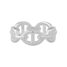 Load image into Gallery viewer, HERMES Chaine d'Ancre Anchene Ring Size PM/#53 SV925
