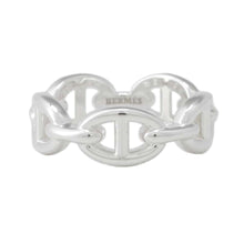 Load image into Gallery viewer, HERMES Chaine d&#39;Ancre Anchene Ring Size PM/#54 SV925
