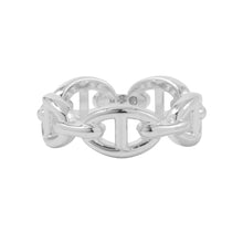 将图像加载到图库查看器中，HERMES Chaine d'Ancre Anchene Ring Size PM/#54 SV925
