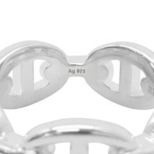 将图像加载到图库查看器中，HERMES Chaine d&#39;Ancre Anchene Ring Size PM/#54 SV925
