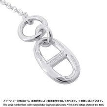 将图像加载到图库查看器中，HERMES Chaine d&#39;Ancre Amulette Necklace SV925
