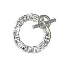 将图像加载到图库查看器中，HERMES Chaine d'Ancre Bracelet 11 frames Size TGM SV925
