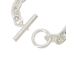 将图像加载到图库查看器中，HERMES Chaine d'Ancre Bracelet 13 frames Size TGM SV925
