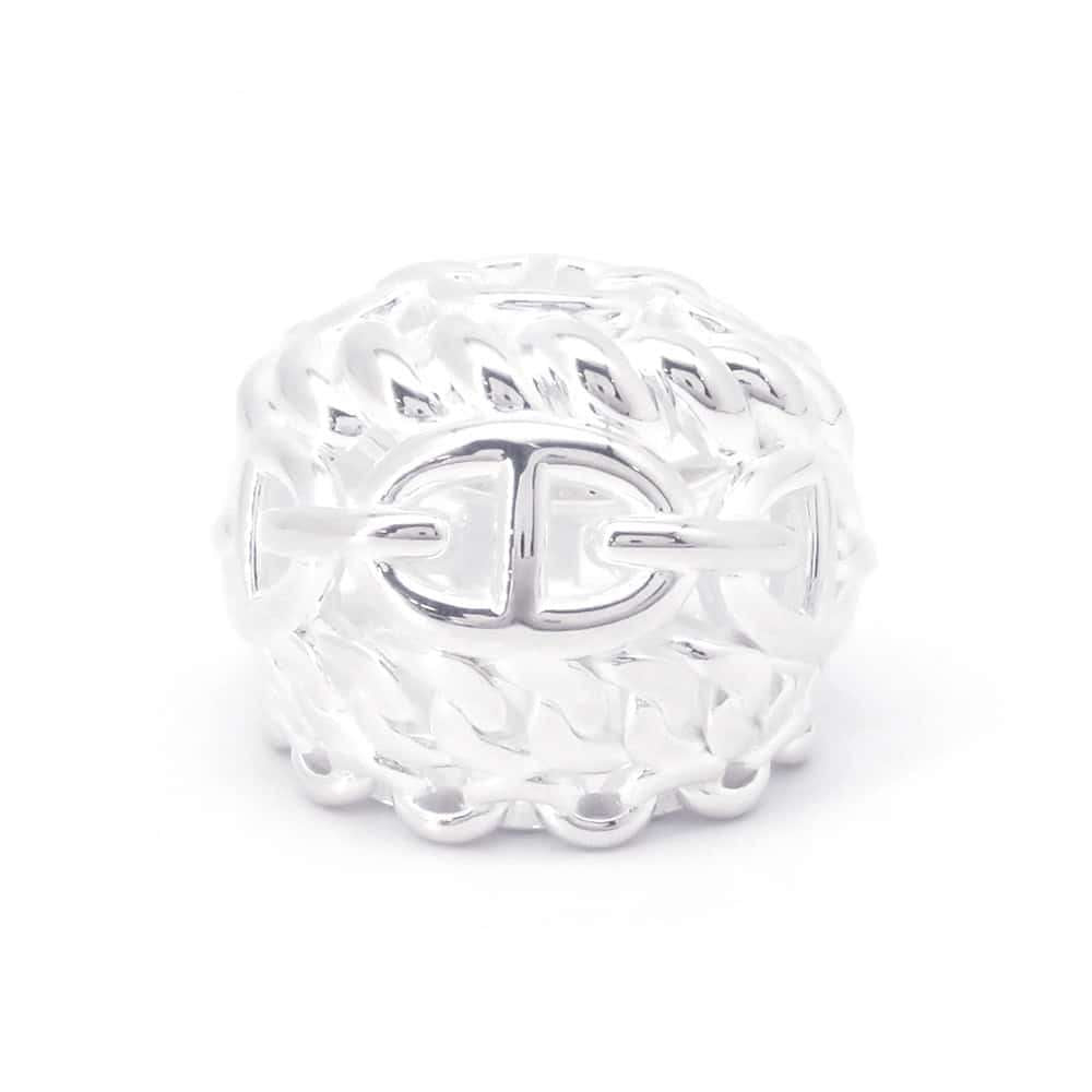 HERMES Chaine d'Ancre Multi Chain Ring Size 52/#12 SV925