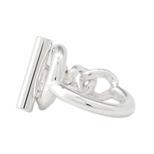 Load image into Gallery viewer, HERMES Croisette Ring Size 54 SV925
