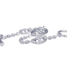 将图像加载到图库查看器中，HERMES Chaine d&#39;Ancre Farandole Bracelet Size ST SV925
