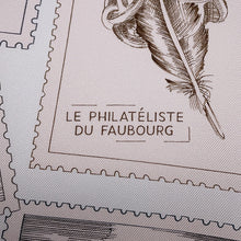 Load image into Gallery viewer, HERMES Carre Fauve stamp enthusiast Size 90 Rose・Pearl / Gray / WhiteH004205S Silk100%
