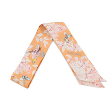 将图像加载到图库查看器中，HERMES Twilly EQUATEUR Directly below the equator Apricot/Crème/Propcolor Silk100%
