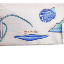 将图像加载到图库查看器中，HERMES Twilly IN THE POCKET Rose Poudre/Blue Ciel/Green Silk100%
