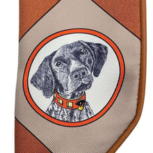 Load image into Gallery viewer, HERMES Twilly Collier &amp; Chien Noir/Blanc/Caramel Silk100%
