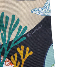 将图像加载到图库查看器中，HERMES Twilly PRECIOUS PARADISE Black/Beige/Multicolor Silk 100%
