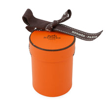 将图像加载到图库查看器中，HERMES Twilly &quot;Brid a Block/Poetic Catalog&quot; Mastic/Blue/Saffron Silk
