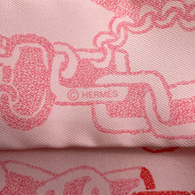 Load image into Gallery viewer, HERMES Twilly Boucle BOUCLES ET MAILLONS Rose Nacle / Rouge / Jaune Silk100%
