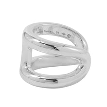 将图像加载到图库查看器中，HERMES Osmoz Ring Size GM/54 SV925
