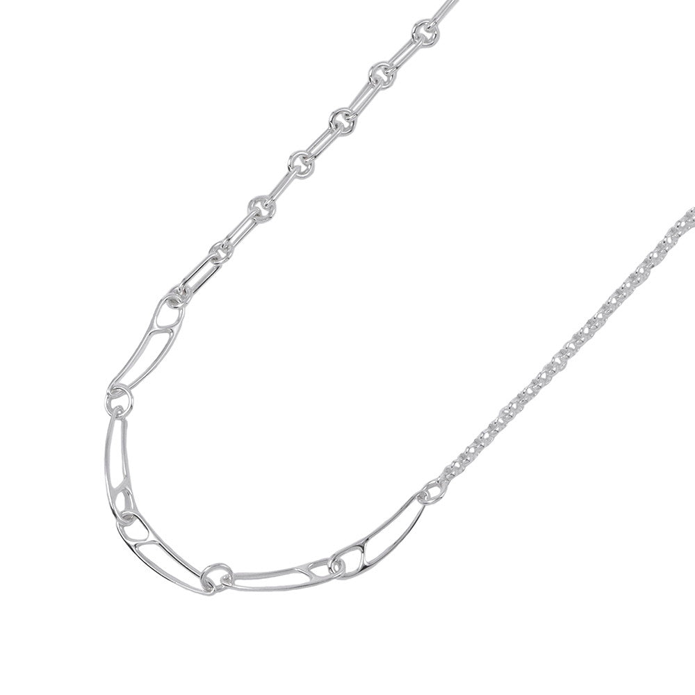 HERMES Chaine d'Ancre Punk Necklace Size ST SV925