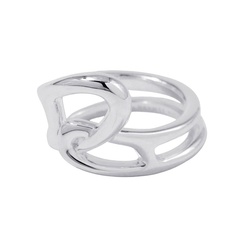 HERMES Chaine d'Ancre Punk Ring Size 58 SV925
