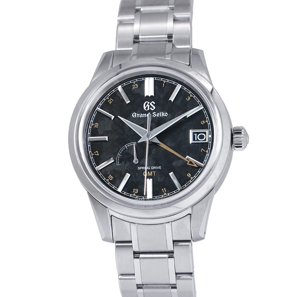 SEIKO Grand SEIKO Elegance Collection GMT W40.2mm Stainless Steel Black DialSBGE271