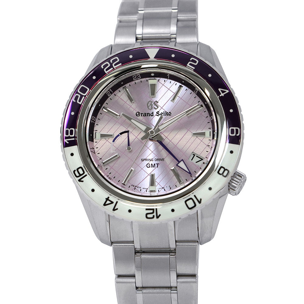 SEIKO Grand Seiko Sports Collection GMT Ginza Limited Edition W44mm Stainless Steel Purple DialSBGE313