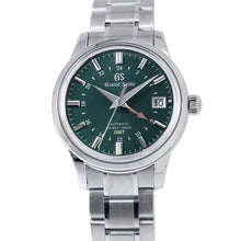 将图像加载到图库查看器中，SEIKO Grand SEIKO Elegance Collection GMT W39.5mm Stainless Steel Green DialSBGJ251
