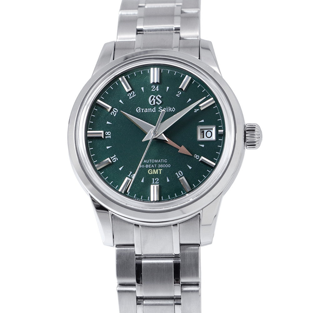 SEIKO Grand SEIKO Elegance Collection GMT W39.5mm Stainless Steel Green DialSBGJ251