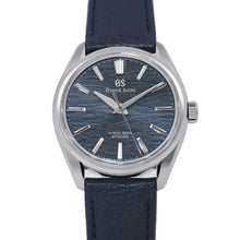 将图像加载到图库查看器中，SEIKO Grand SEIKO Evolution 9 Collection W38.6mm Stainless Steel Leather Blue DialSLGW007
