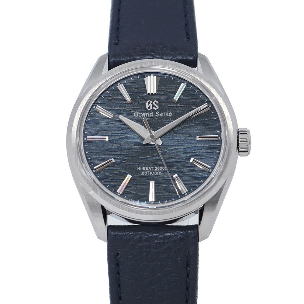 SEIKO Grand SEIKO Evolution 9 Collection W38.6mm Stainless Steel Leather Blue DialSLGW007