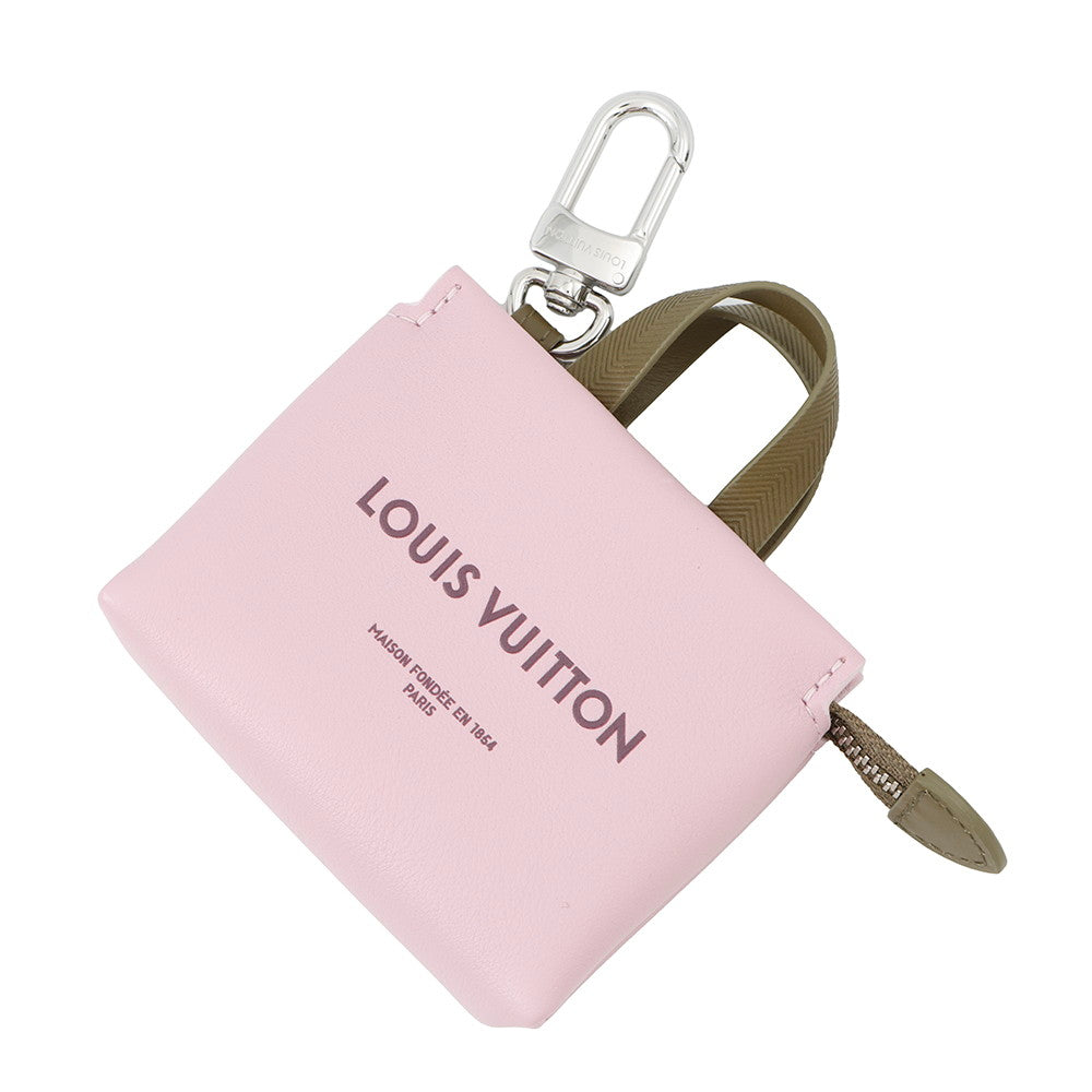 LOUIS VUITTON Bag Charm・LV Mini Shopper PinkM03136 Leather