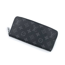 将图像加载到图库查看器中，LOUIS VUITTON Zippy Wallet - Horizontal NoirM11611 Monogram Eclipse
