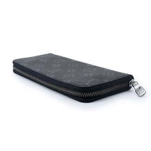将图像加载到图库查看器中，LOUIS VUITTON Zippy Wallet - Horizontal NoirM11611 Monogram Eclipse
