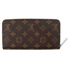 将图像加载到图库查看器中，LOUIS VUITTON Zippy Wallet Washed BlueM11776 Monogram

