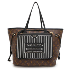 将图像加载到图库查看器中，LOUIS VUITTON Neverfull・Inside Out BrownM11946 Taurillon PVC Size MM
