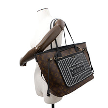 将图像加载到图库查看器中，LOUIS VUITTON Neverfull・Inside Out BrownM11946 Taurillon PVC Size MM
