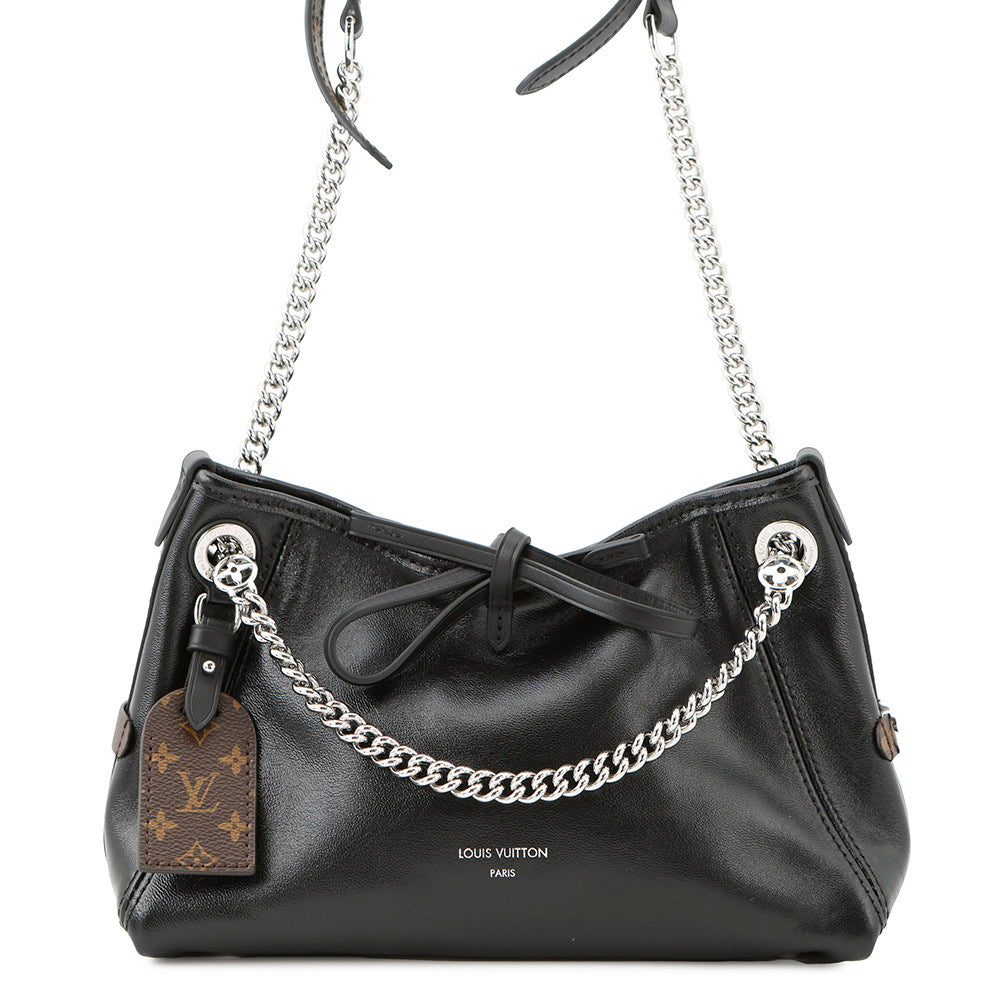 LOUIS VUITTON Carryall Vibe BlackM12888 Lambskin Size BB
