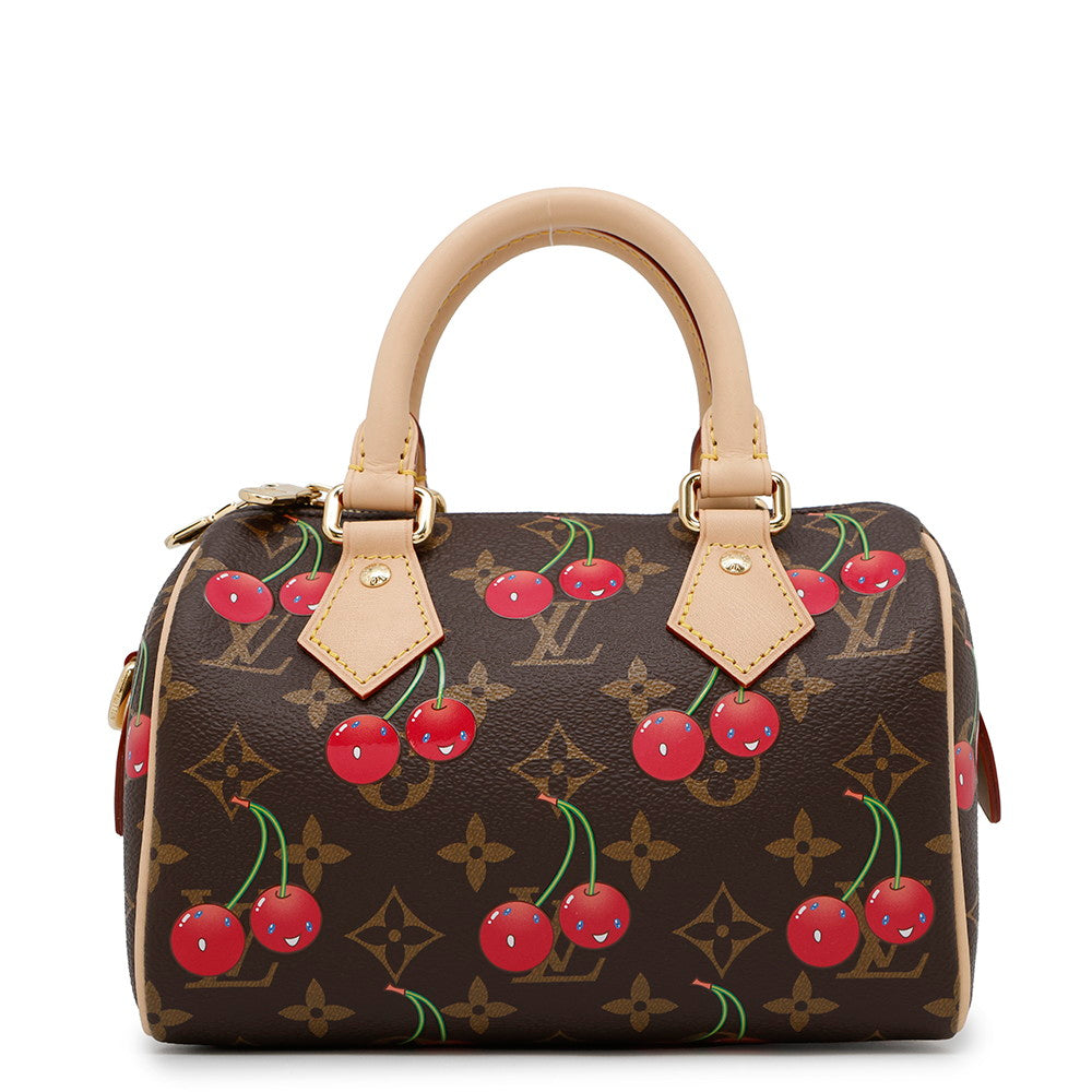 LOUIS VUITTON LV × TM Speedy Bandouliere RedM13094 Monogram Cherry Size 20