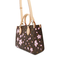 将图像加载到图库查看器中，LOUIS VUITTON LV × TM Onthego Cherry Blossom Sakura BrownM13269 Monogram Size PM

