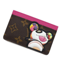 将图像加载到图库查看器中，LOUIS VUITTON LV × TM Card Case Porto Carte Simple Brown/PinkM13439 Monogram
