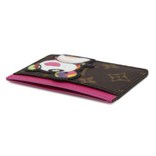 将图像加载到图库查看器中，LOUIS VUITTON LV × TM Card Case Porto Carte Simple Brown/PinkM13439 Monogram
