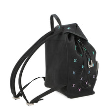 Load image into Gallery viewer, LOUIS VUITTON Montsouris・Backpack Gradient Blue (Black base)M14135 LV Blason Denim Calf Leather
