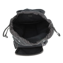 Load image into Gallery viewer, LOUIS VUITTON Montsouris・Backpack Gradient Blue (Black base)M14135 LV Blason Denim Calf Leather
