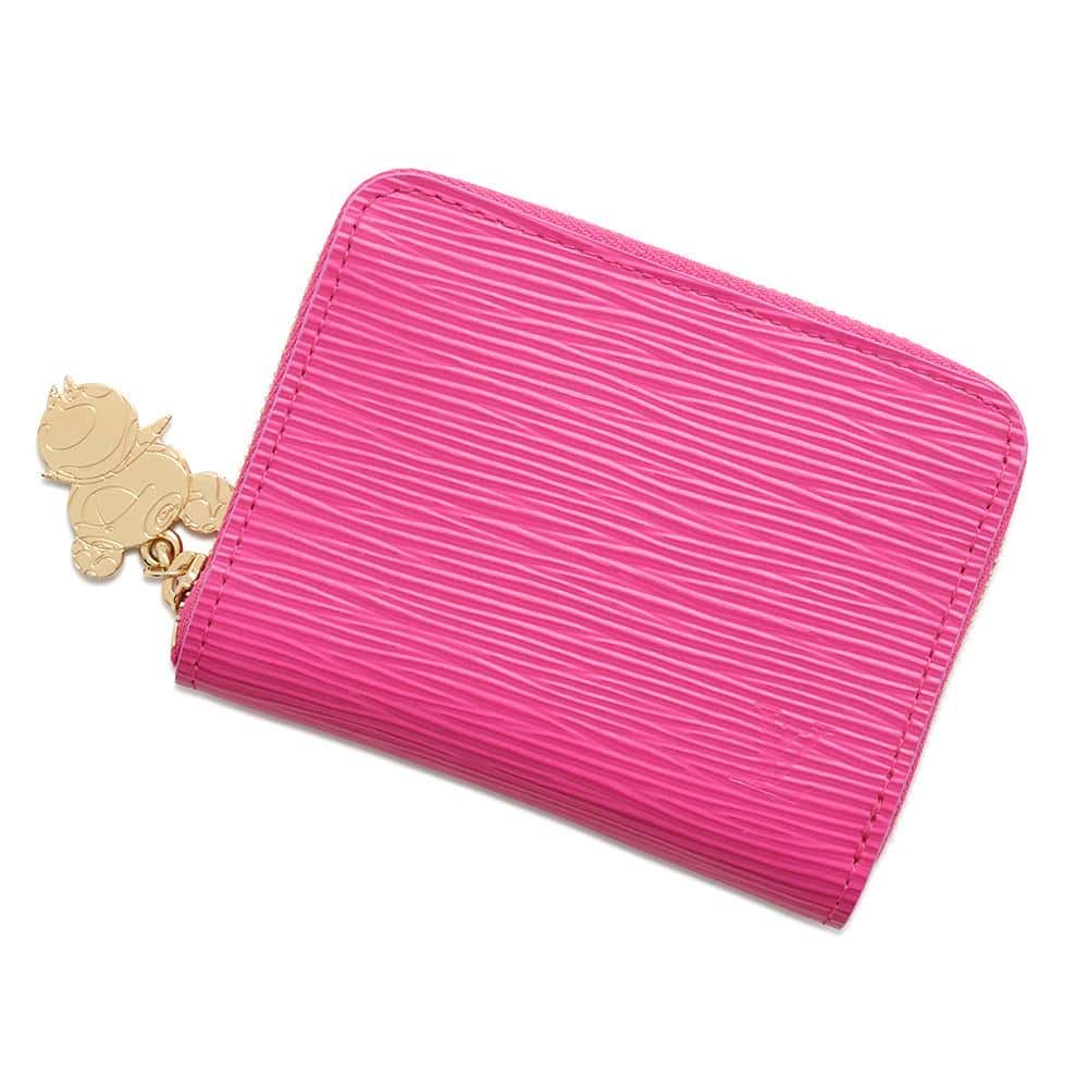 LOUIS VUITTON LV × TM Zippy coin purse Cute PinkM14144 Epi Leather