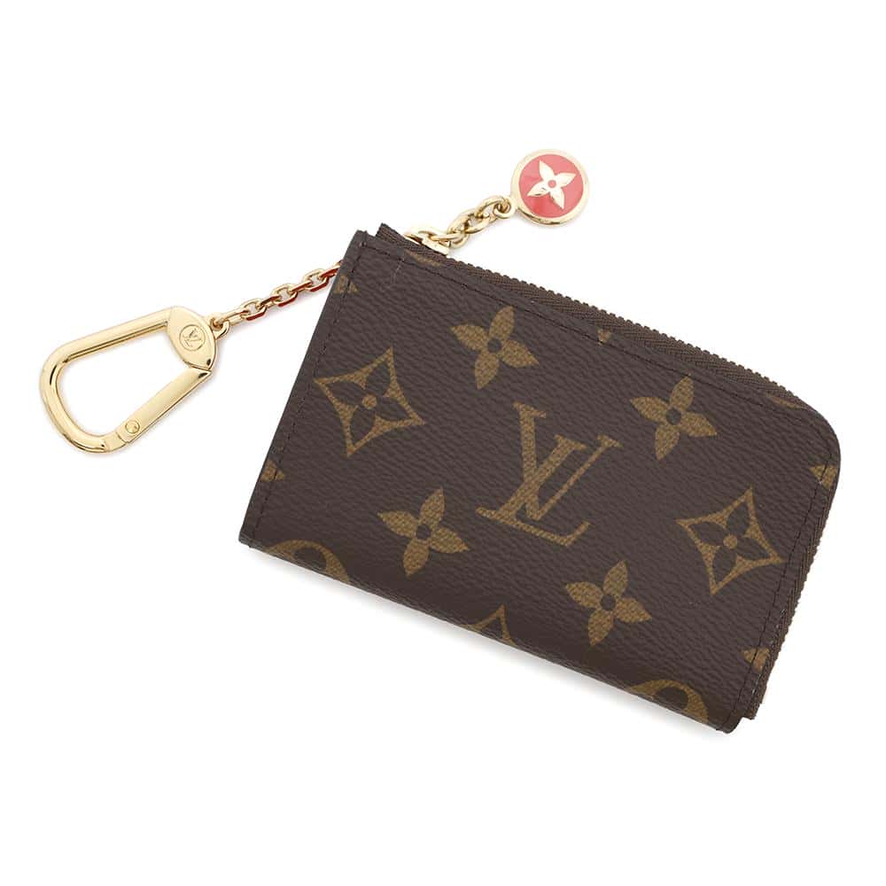 LOUIS VUITTON Card Key Case Porto Craie Noah SweetCoralM14529 Monogram