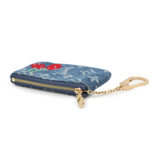 Load image into Gallery viewer, LOUIS VUITTON LV × TM Card Key Case Pochette Cles BlueM14938 Monogram Cherry Denim
